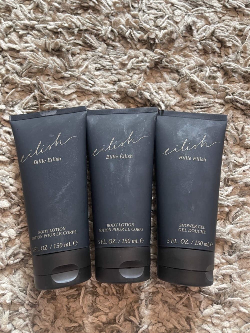 3 PC BILLIE EILISH BODY LOTION AND SHOWER GEL
